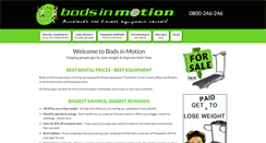 Desktop Screenshot of bodsinmotion.co.nz